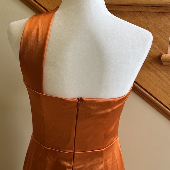 Bridal Babes Bridesmaid Dress Size 8 Copper New With Tags - Picture 9 of 16